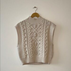 Wilfred Cable Knit Sweater Vest
